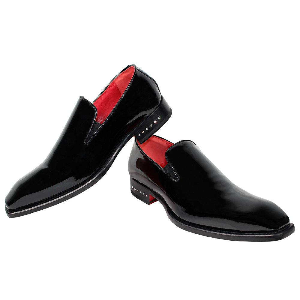 Emilio Franco Couture EF2S Patent Shoes Black