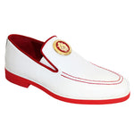 Emilio Franco Couture EF302 Calfskin Shoes White / Red