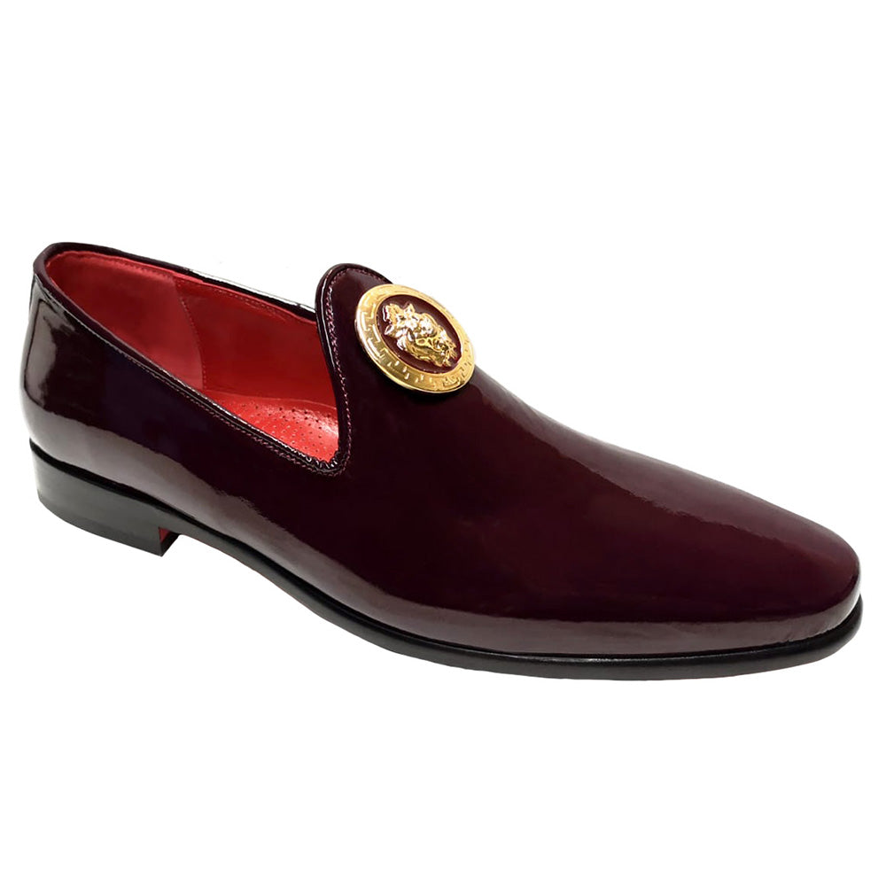 Emilio Franco Couture EF303 Patent Shoes Burgundy