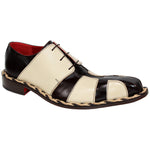 Emilio Franco Couture EF335 Calfskin Shoes Chocolate / Beige