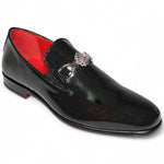 Emilio Franco Couture EF363 Lion Patent Iridescent Shoes Black