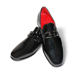 Emilio Franco Couture EF363 Patent Iridescent Shoes Black