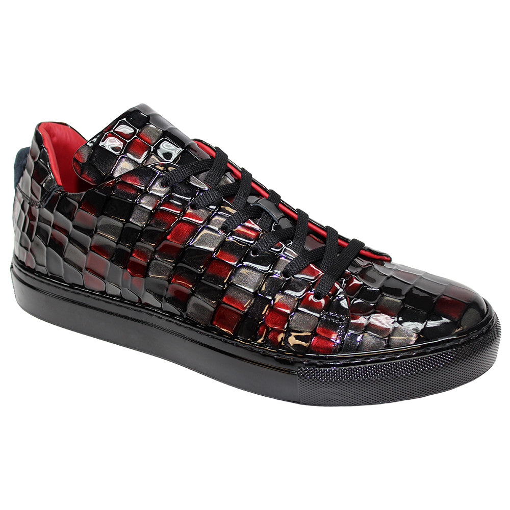 Emilio Franco Couture EF99 Sneakers Burgundy Multi