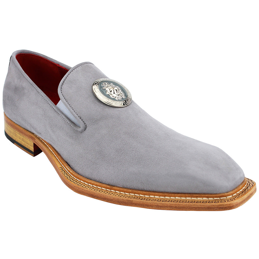 Emilio Franco Couture Leo Shoes Light Grey / Silver
