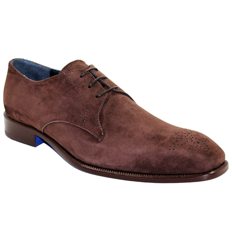 Emilio Franco Diego Suede Brown Shoes