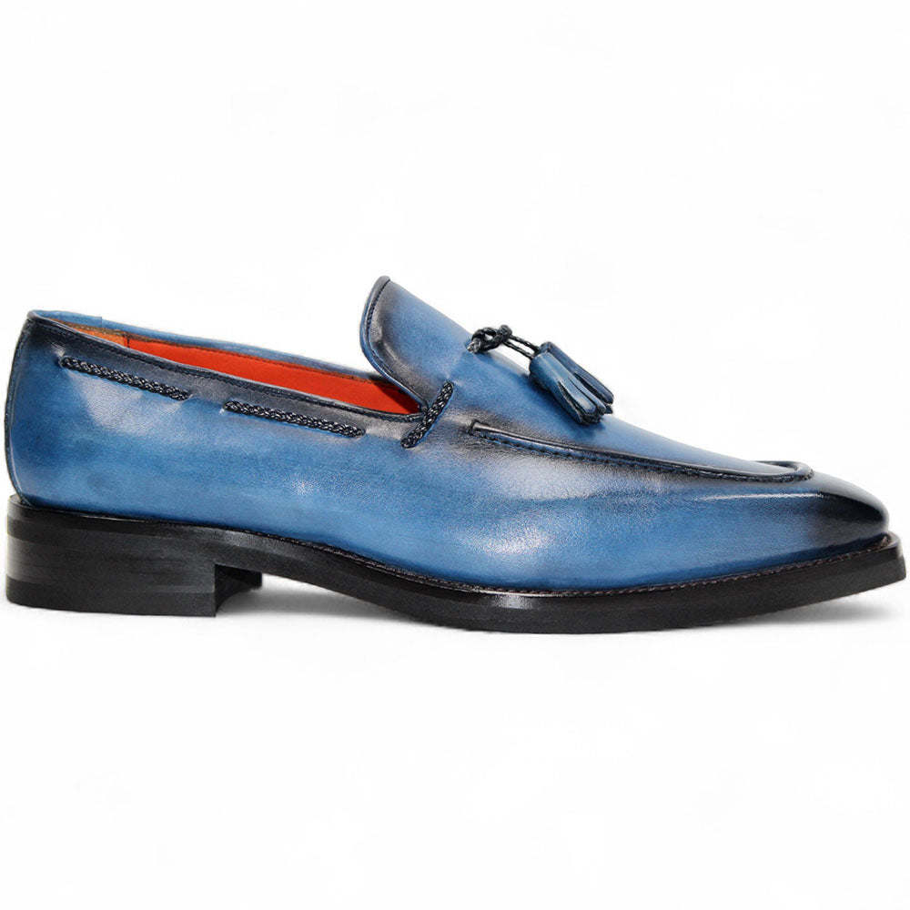 Emilio Franco Dino Leather Shoes Blue/Black