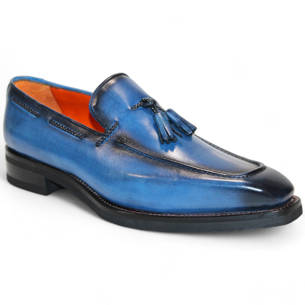 Emilio Franco Dino Leather Shoes Blue/Black