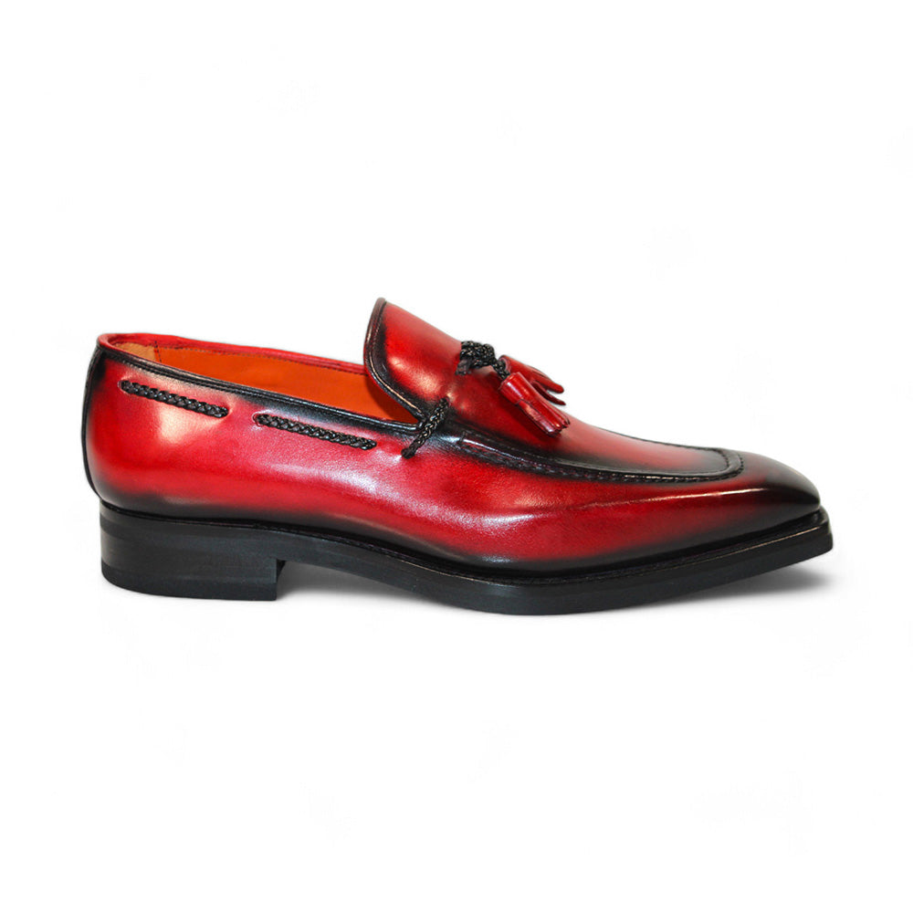 Emilio Franco Dino Leather Shoes Red/Black