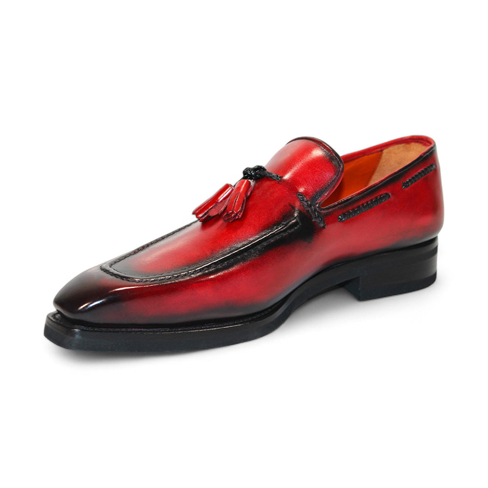 Emilio Franco Dino Leather Shoes Red/Black
