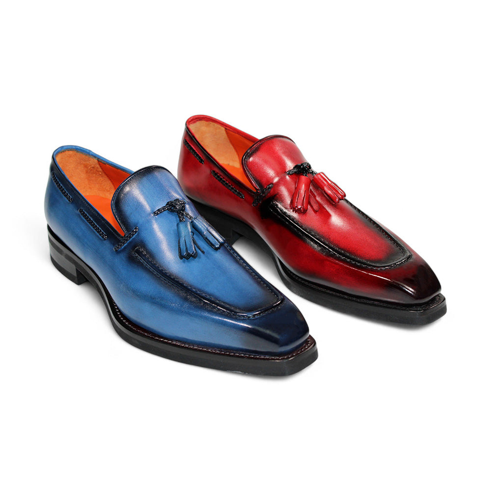 Emilio Franco Dino Leather Shoes Red/Black