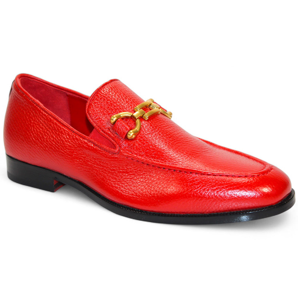 Emilio Franco Edgardo Deerskin Shoes Red