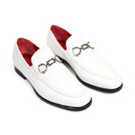 Emilio Franco Edgardo Deerskin Shoes White
