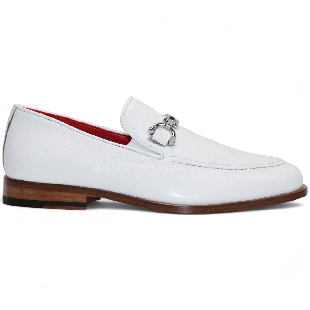 Emilio Franco Edgardo Deerskin Shoes White