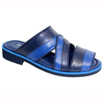 Emilio Franco EF118 Leather Sandals Navy / Saphire