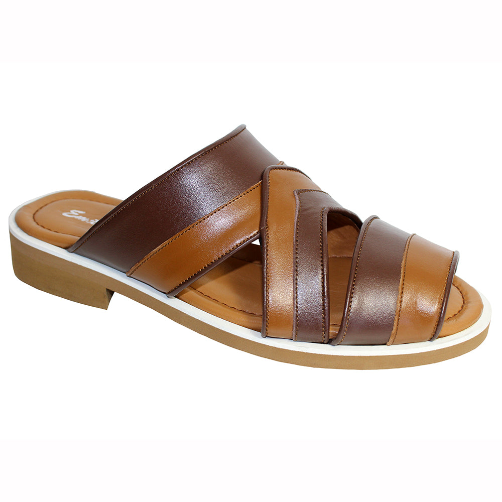 Emilio Franco EF118 Leather Sandals Tan / Brown