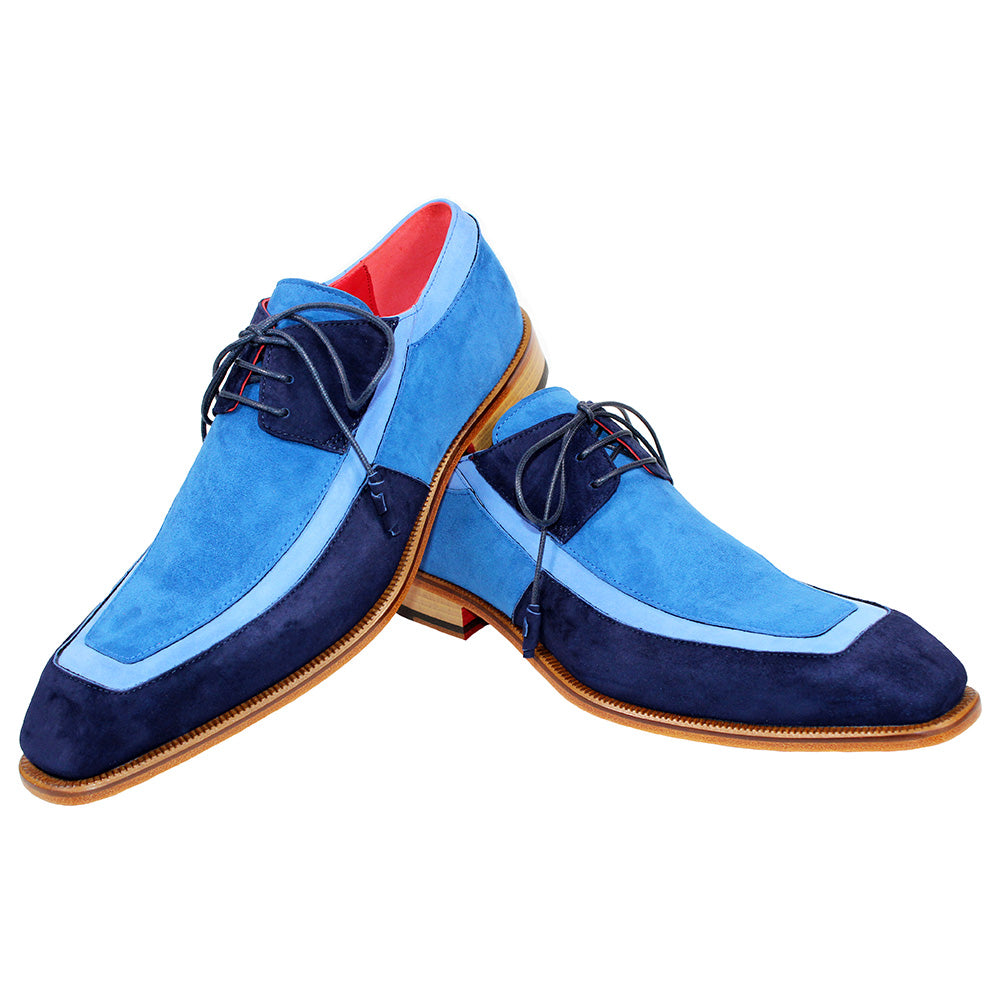 Emilio Franco Emiliano Suede Shoes Blue Combo