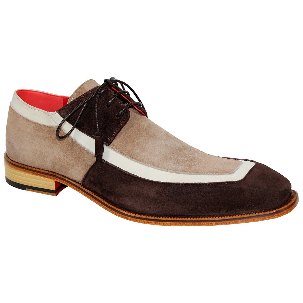 Emilio Franco Emiliano Suede Shoes Brown Combo