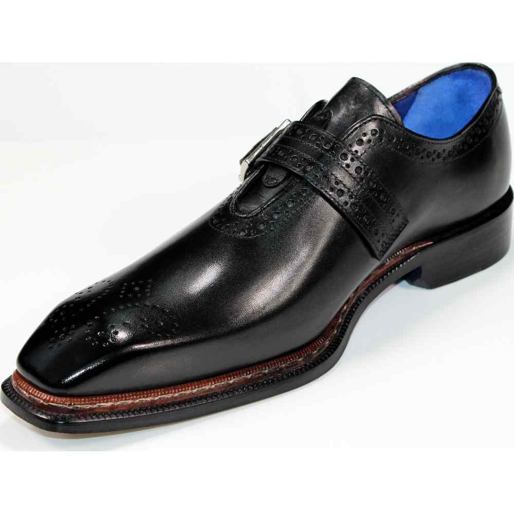 Emilio Franco Filippo Genuine Leather Shoes Black