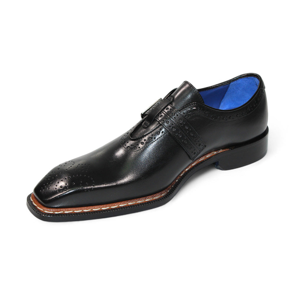 Emilio Franco Filippo Genuine Leather Shoes Black