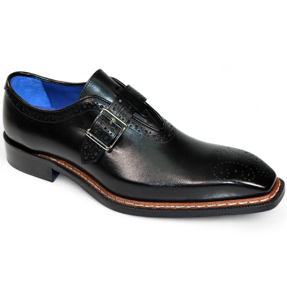Emilio Franco Filippo Genuine Leather Shoes Black