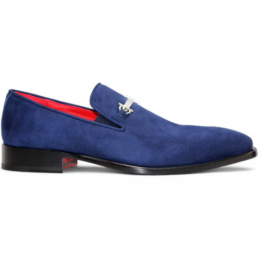 Emilio Franco Francesco Suede Shoes Navy