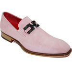 Emilio Franco Francesco Genuine Suede Loafers Rose