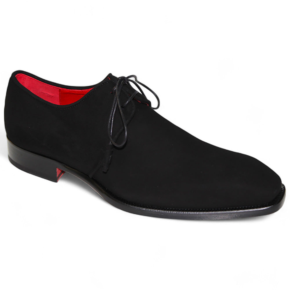 Emilio Franco Gabriele Genuine Suede Shoes Black