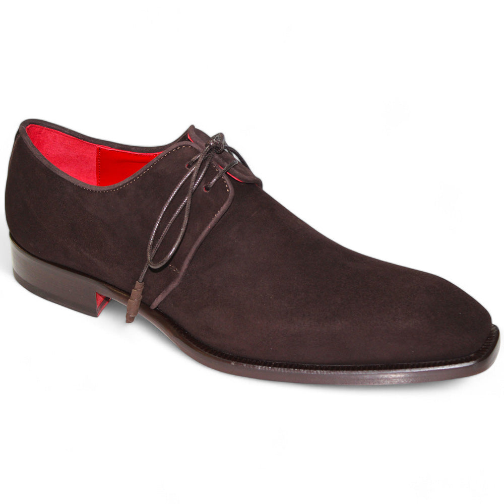 Emilio Franco Gabriele Genuine Suede Shoes Chocolate