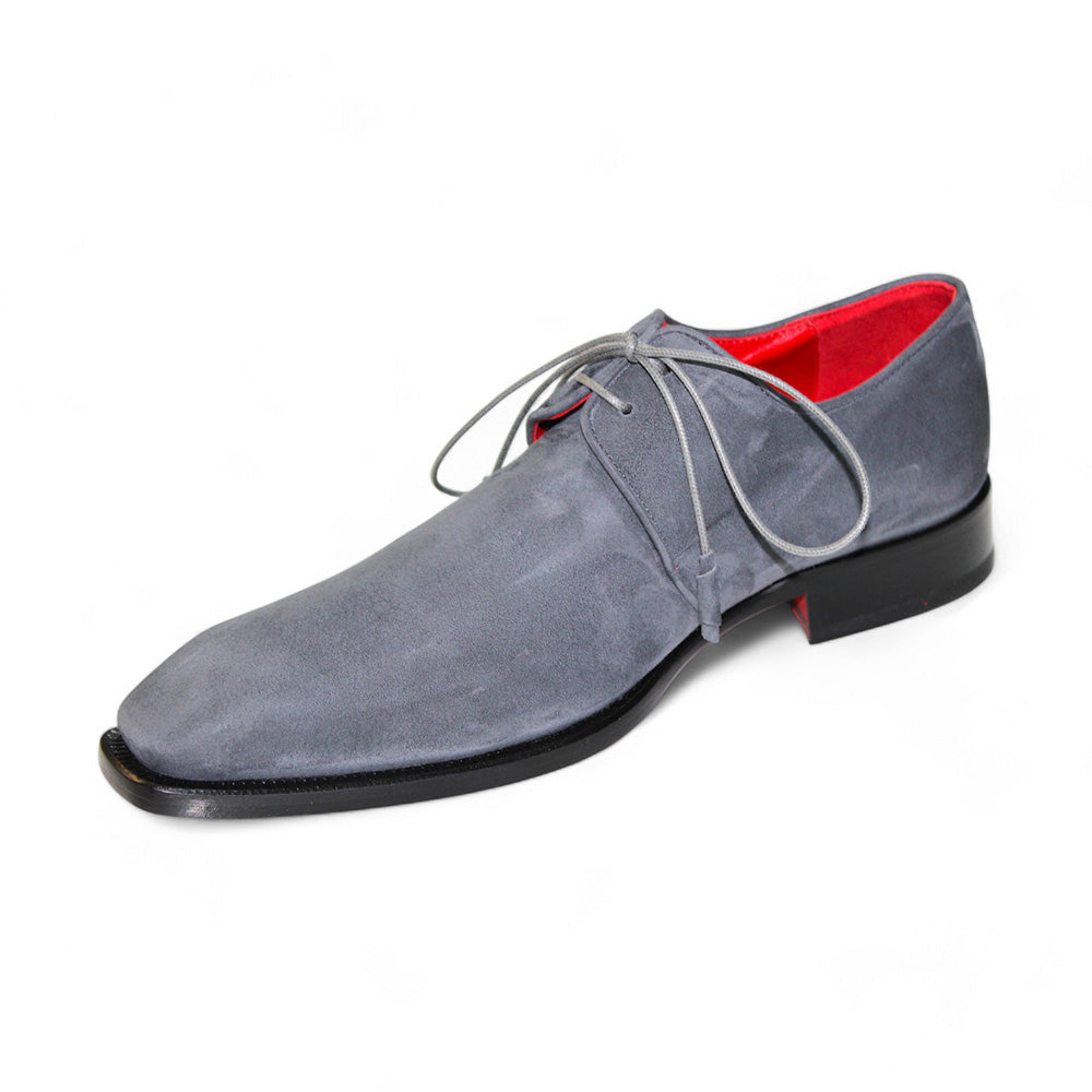 Emilio Franco Gabriele Genuine Suede Shoes Grey