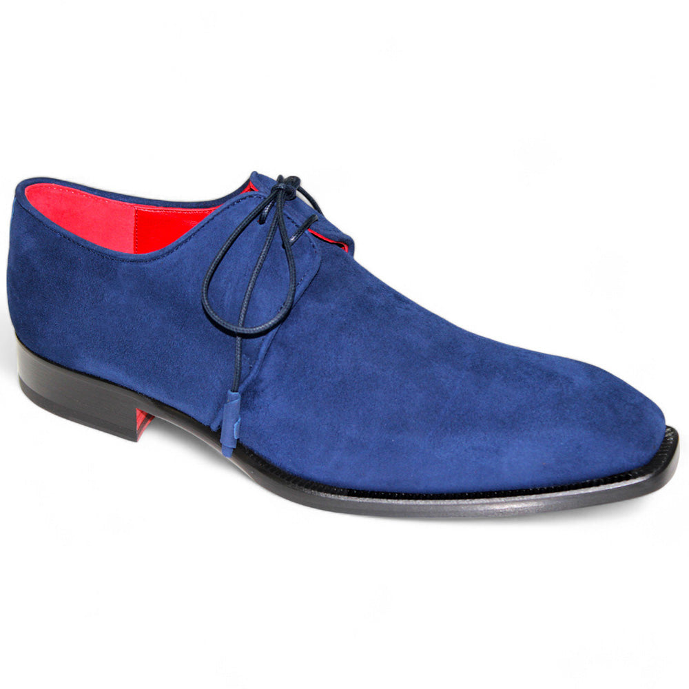 Emilio Franco Gabriele Genuine Suede Shoes Navy