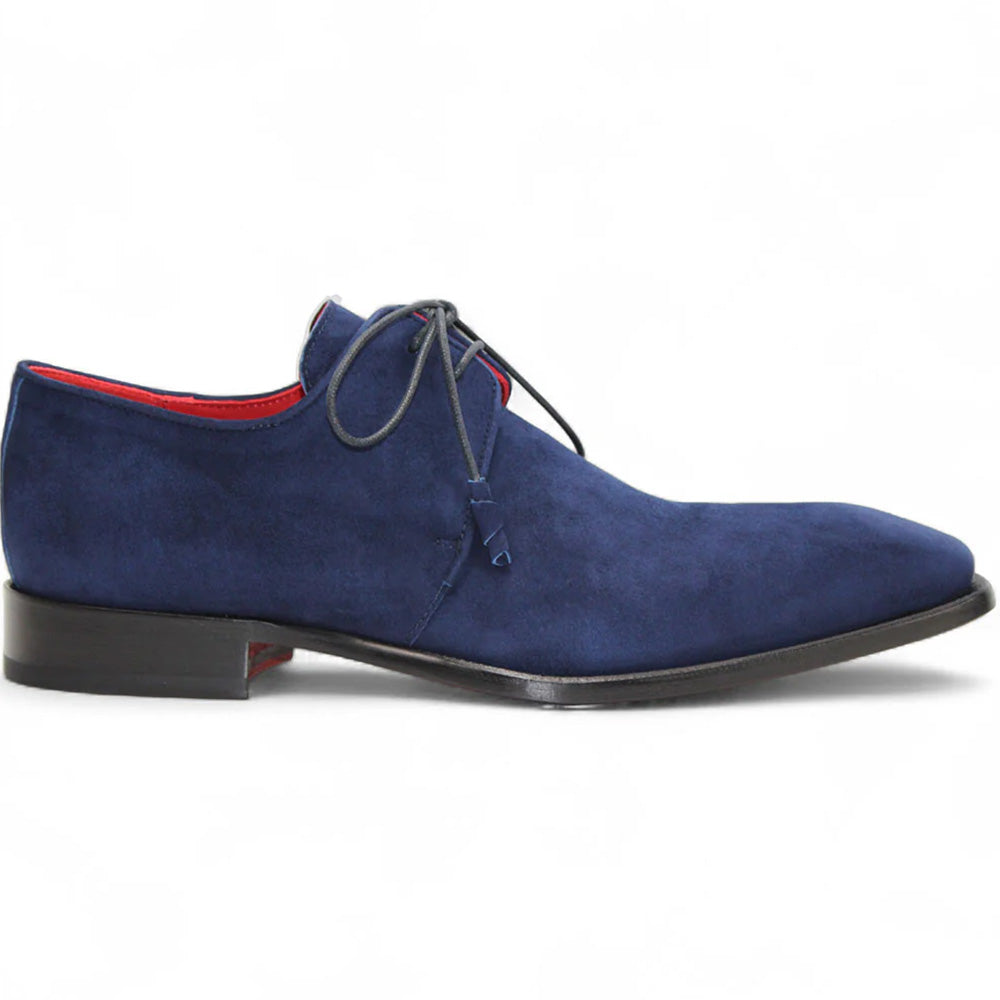 Emilio Franco Gabriele Genuine Suede Shoes Navy