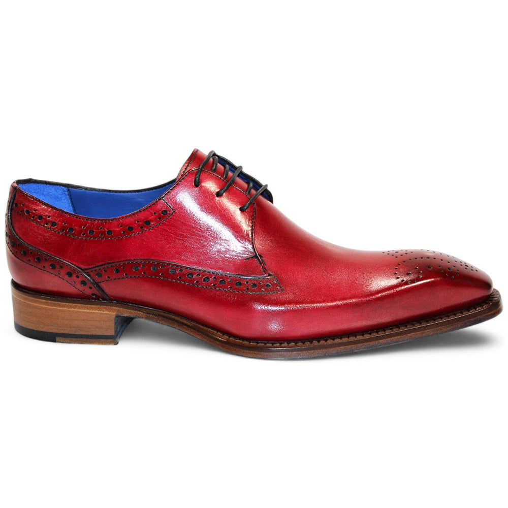 Emilio Franco Giacamo Leather Shoes Antique Red