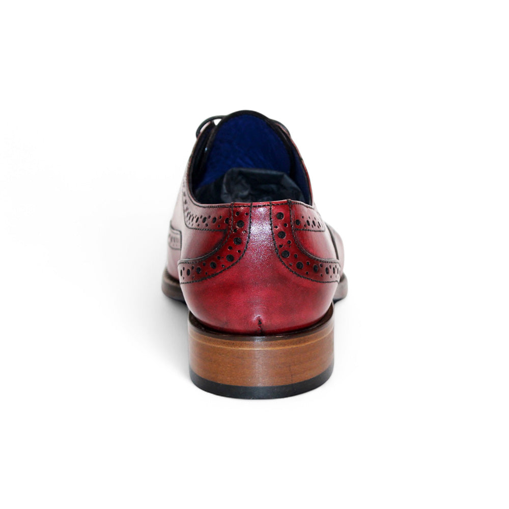 Emilio Franco Giacamo Leather Shoes Antique Red