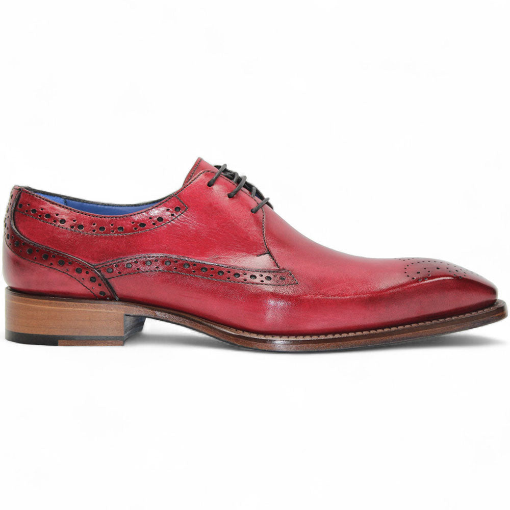 Emilio Franco Giacamo Leather Shoes Antique Red