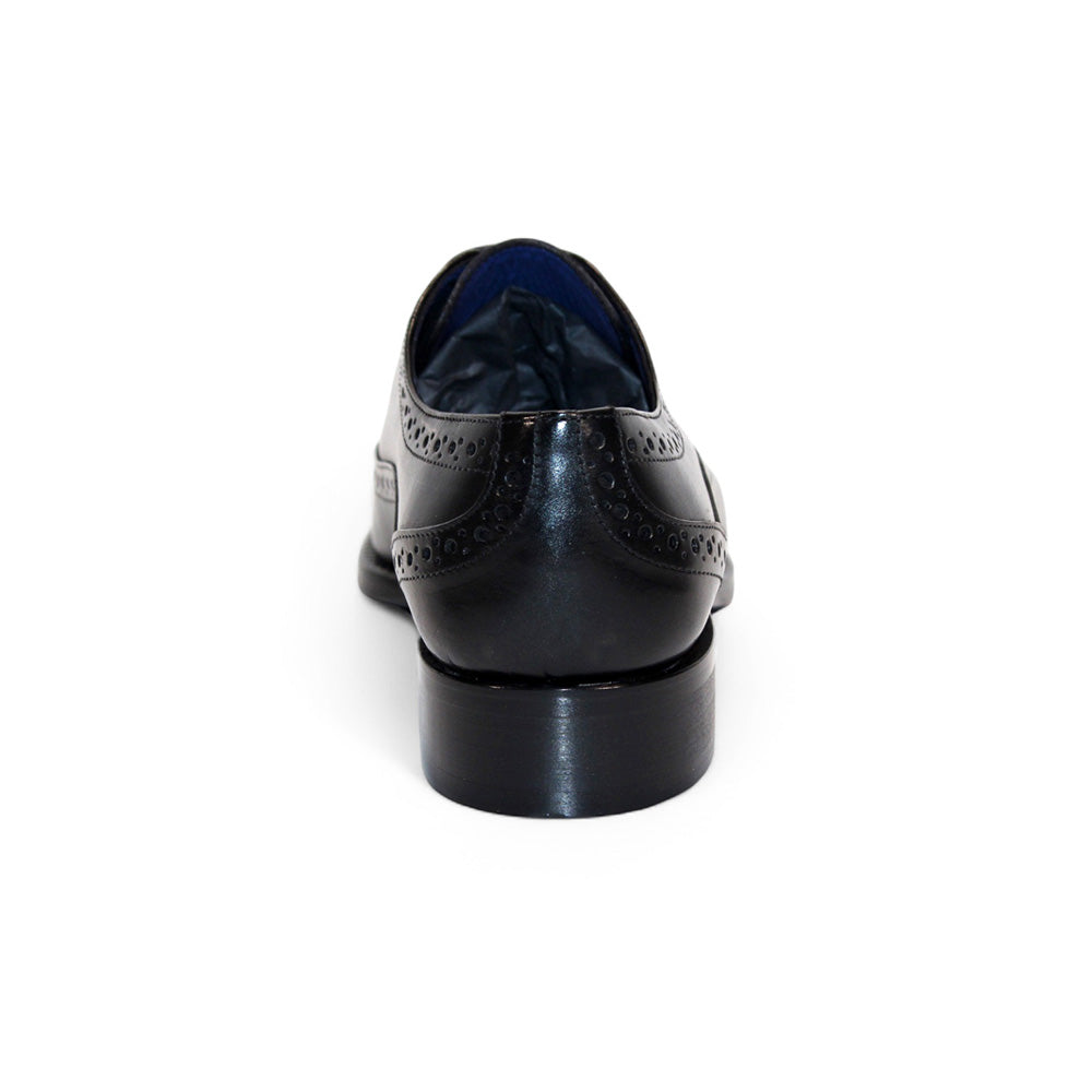 Emilio Franco Giacamo Leather Shoes Black