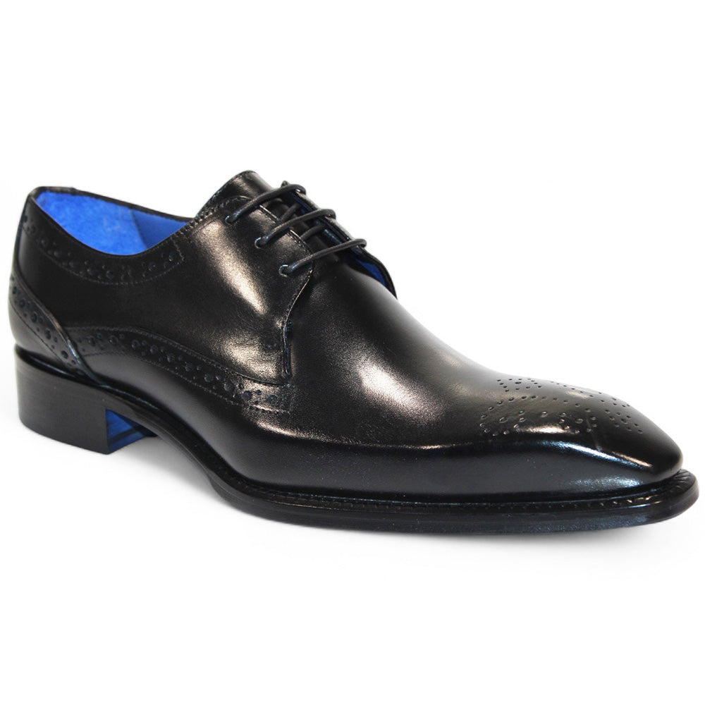 Emilio Franco Giacamo Leather Shoes Black