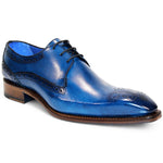 Emilio Franco Giacamo Leather Shoes Ocean Blue