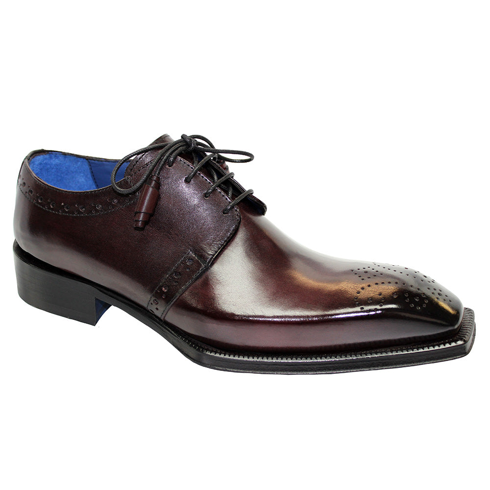 Emilio Franco Gianni Calfskin Shoes Burgundy