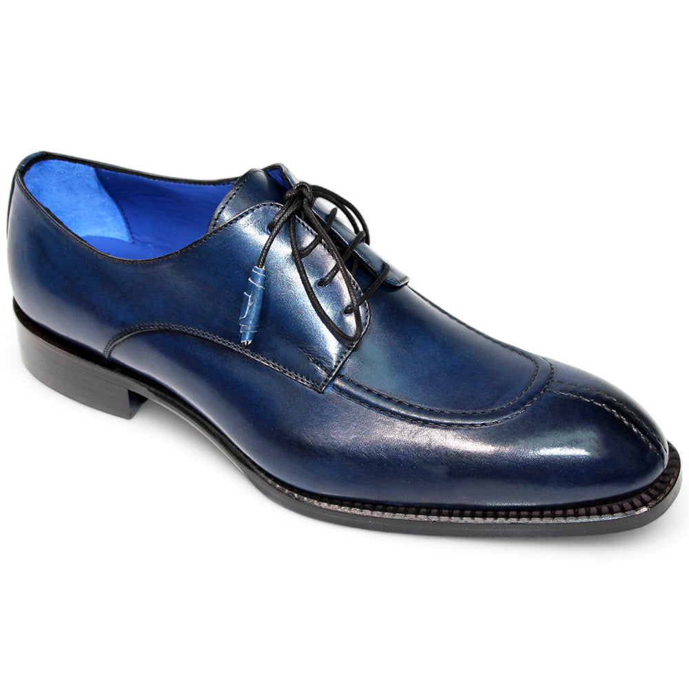 Emilio Franco Girolamo Calfskin Shoes Navy