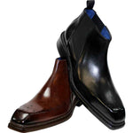 Emilio Franco Ignazio Genuine Leather Boots Black