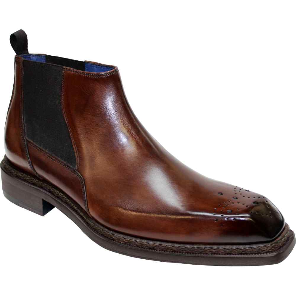 Emilio Franco Ignazio Genuine Leather Boots Chocolate