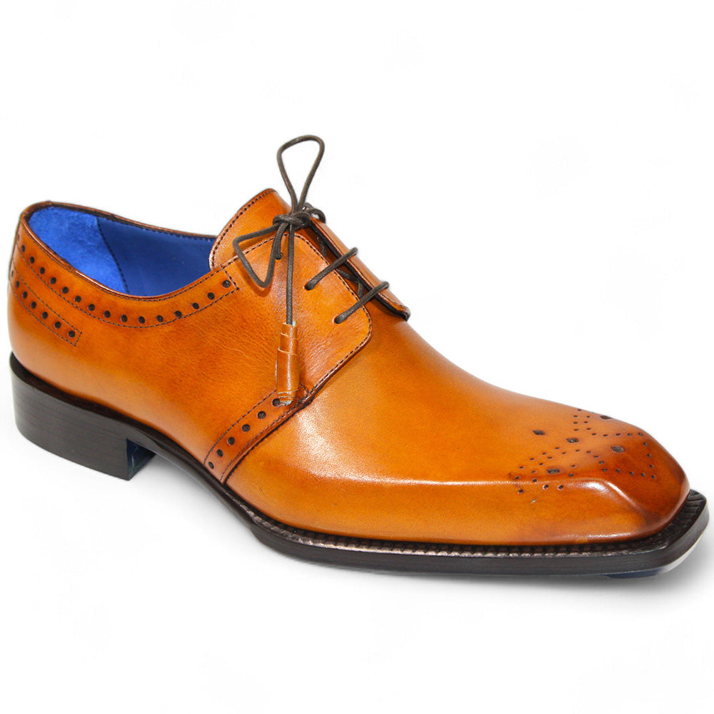 Emilio Franco Lando Genuine Leather Shoes Gold