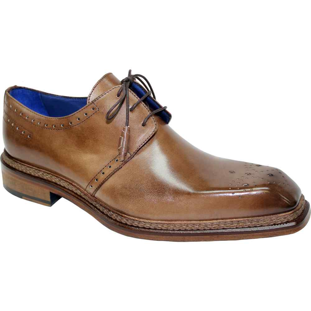 Emilio Franco Lando Genuine Leather Shoes Taupe