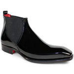 Emilio Franco Leonardo Patent Leather Boots Black