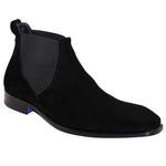 Emilio Franco Leonardo Suede Black Boots