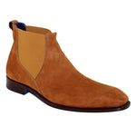 Emilio Franco Leonardo Suede Cognac Boots