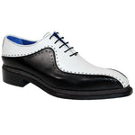 Emilio Franco Leopoldo Calfskin Shoes Black / White