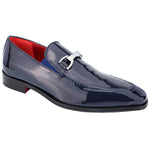 Emilio Franco Loris Patent Loafers Navy