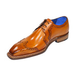 Emilio Franco Marco Genuine Leather Shoes Gold