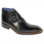 Emilio Franco Milo Leather Ankle Boots Black